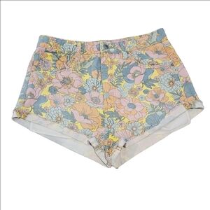 CLEARANCE! Wild Fable Women's Multicolor Floral Highest Rise Cheeky Shorts, 10